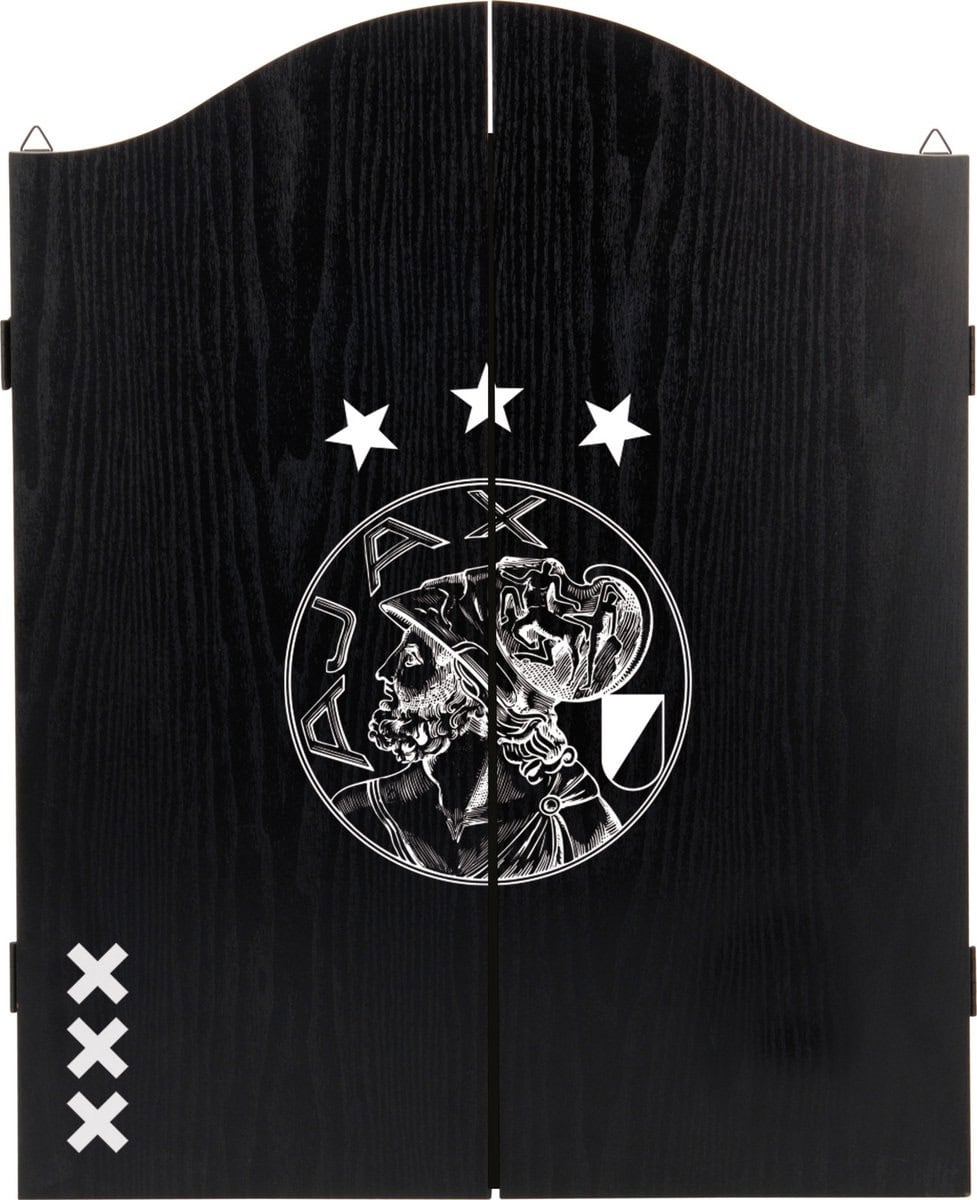Ajax Dartkabinet - Home Darts Centre - Dartbord met 6 dartpijlen - Dart Flights - Dart Shafts - Darts - Ajax