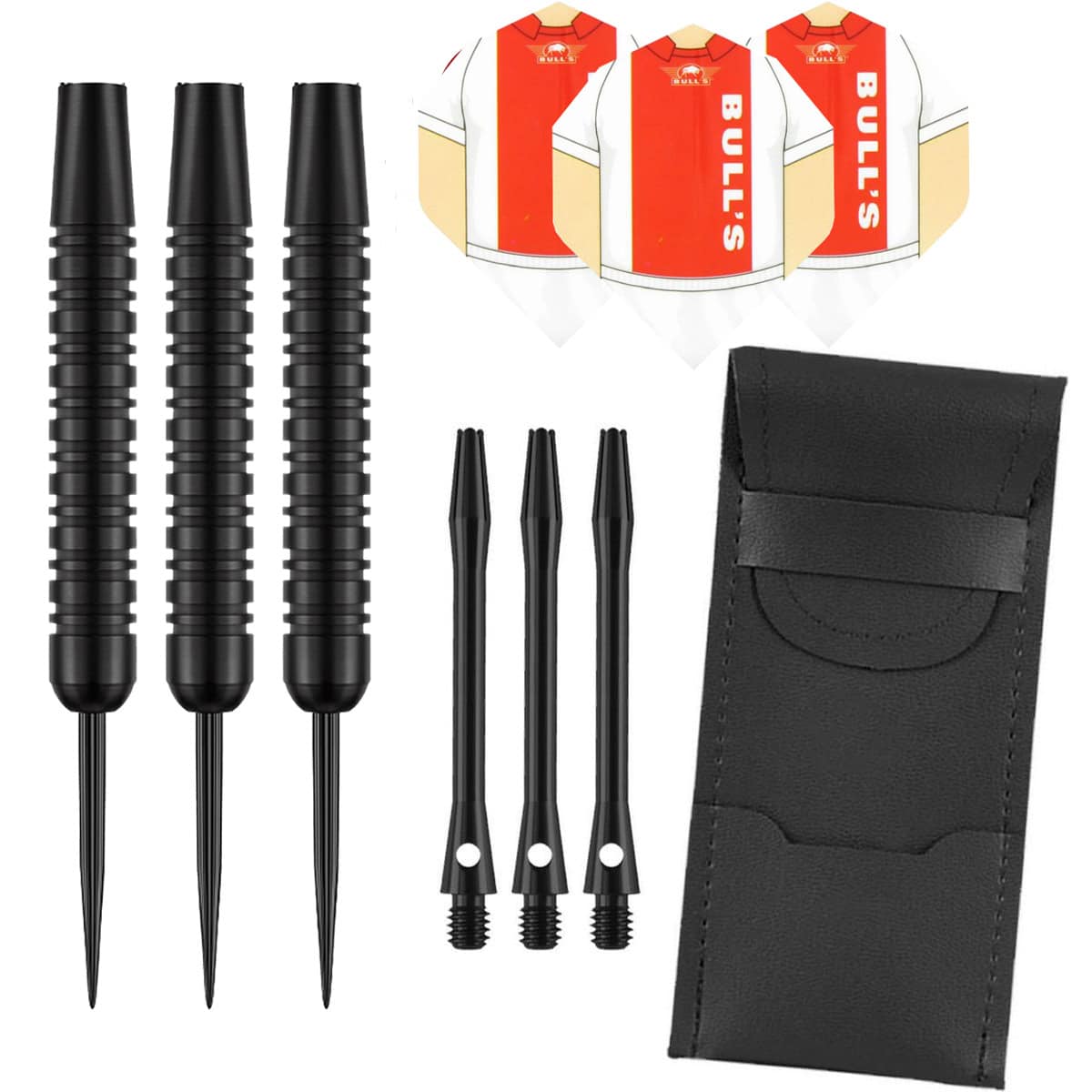 Dragon Darts Black - dartpijlen - Ajax - dart shafts - dart flights - 23 gram - dartspijlen - Ajax