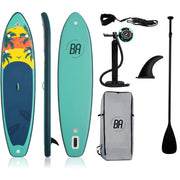 Best Active SUP Board XXL - Opblaasbaar Paddle Board - 335x84x15 cm - Aqua - SUP Boards