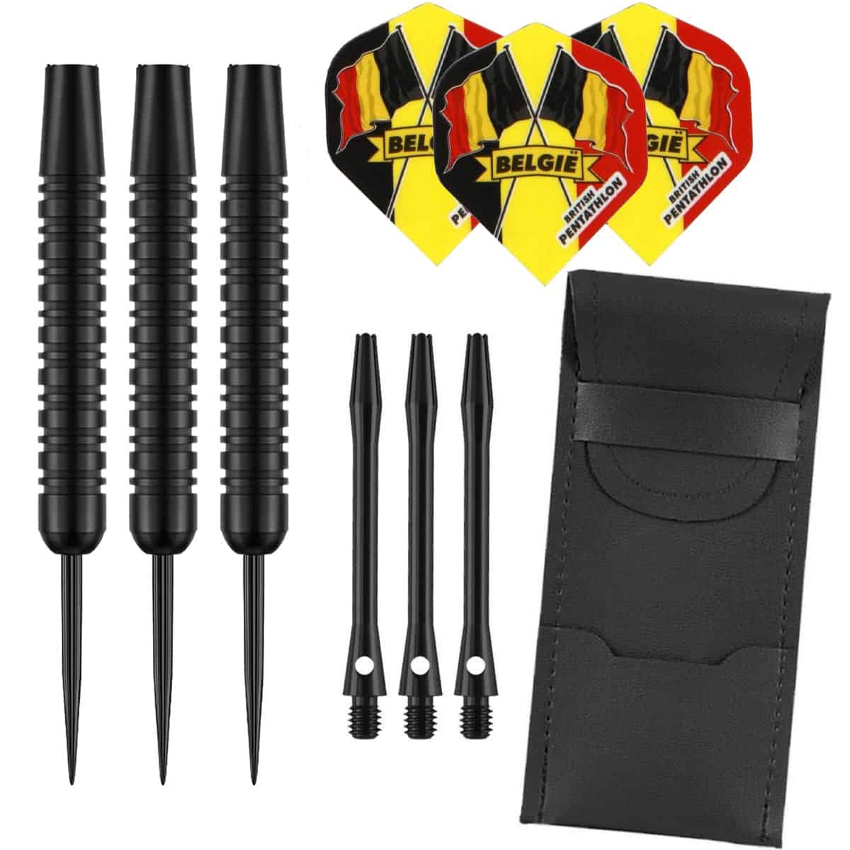 Dragon Darts Black - dartpijlen - België - dart shafts - dart flights - 23 gram - dartspijlen - België