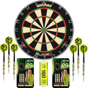 Winmau Blade 6 met 2 sets Michael van Gerwen dartpijlen -