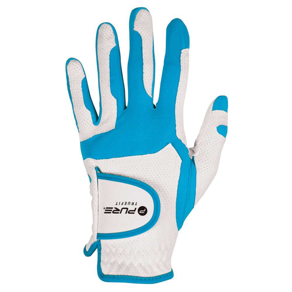 Pure2Improve - True Fit Golfhandschoenen - Blauw-Wit