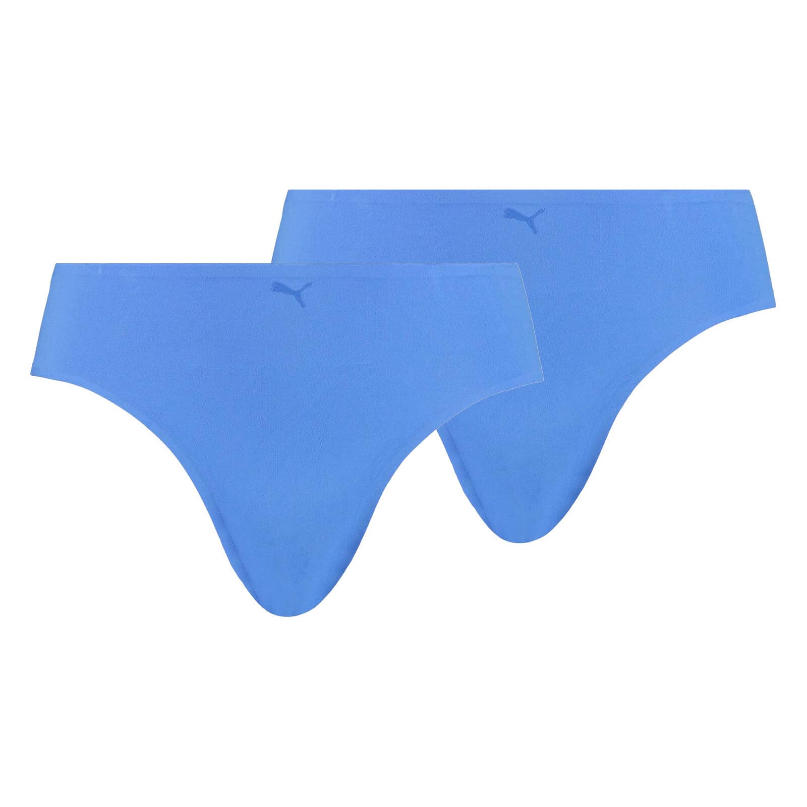 PUMA BRIEF - 2 stuks - Ondergoed Dames - Maat One Size - Slip - Dames Ondergoed - Blauw