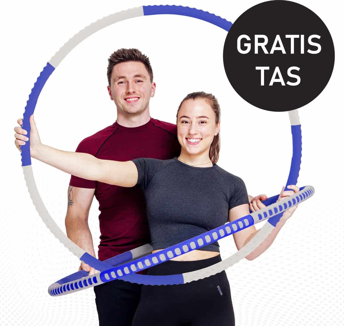 Fitness Hoelahoep - Cadeau - Sport Hoepel - Hoelahoep volwassenen - Waist Trainer - Gym - Thuis - 1-4 KG/94 cm+ gratis hoepeltas - Paars