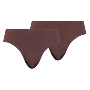 PUMA BRIEF - 2 stuks - Ondergoed Dames - Maat One Size - Slip - Dames Ondergoed - Bordeaux - BordeauxRood