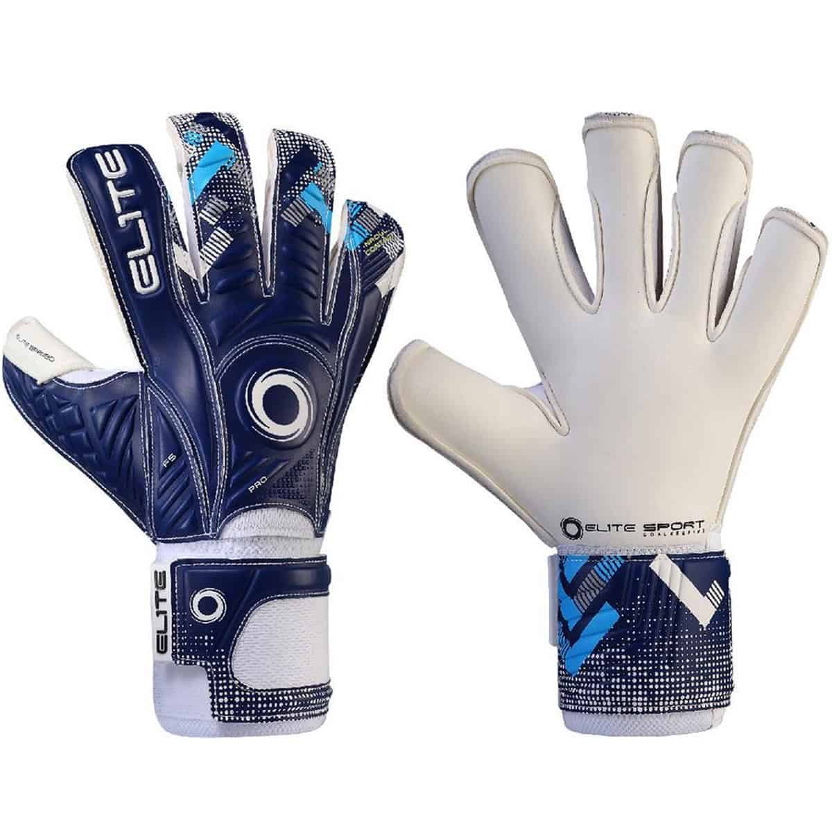 Elite Brambo - Keepershandschoenen - Blauw, Wit - 5