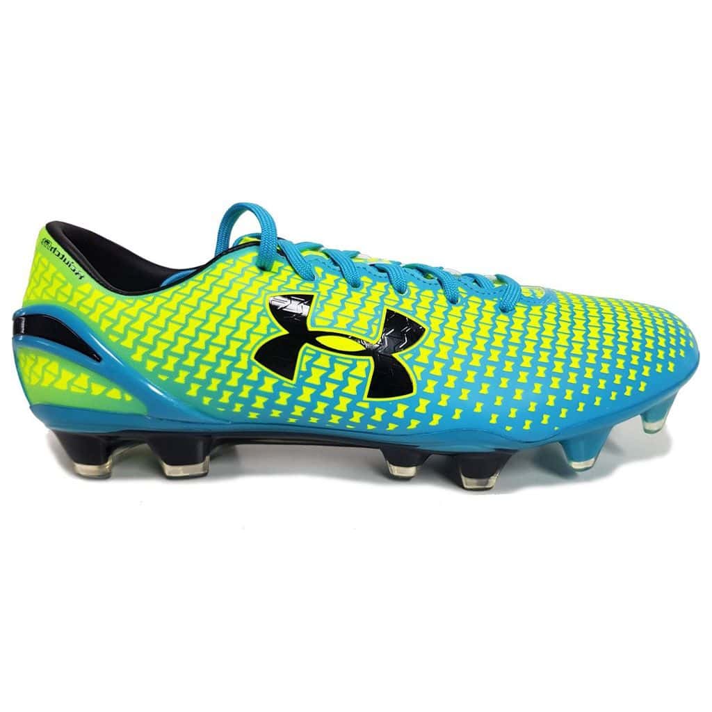 Under Armour ClutchFit Force FG - Geel/Blauw - Voetbalschoenen - Yellow/Blue