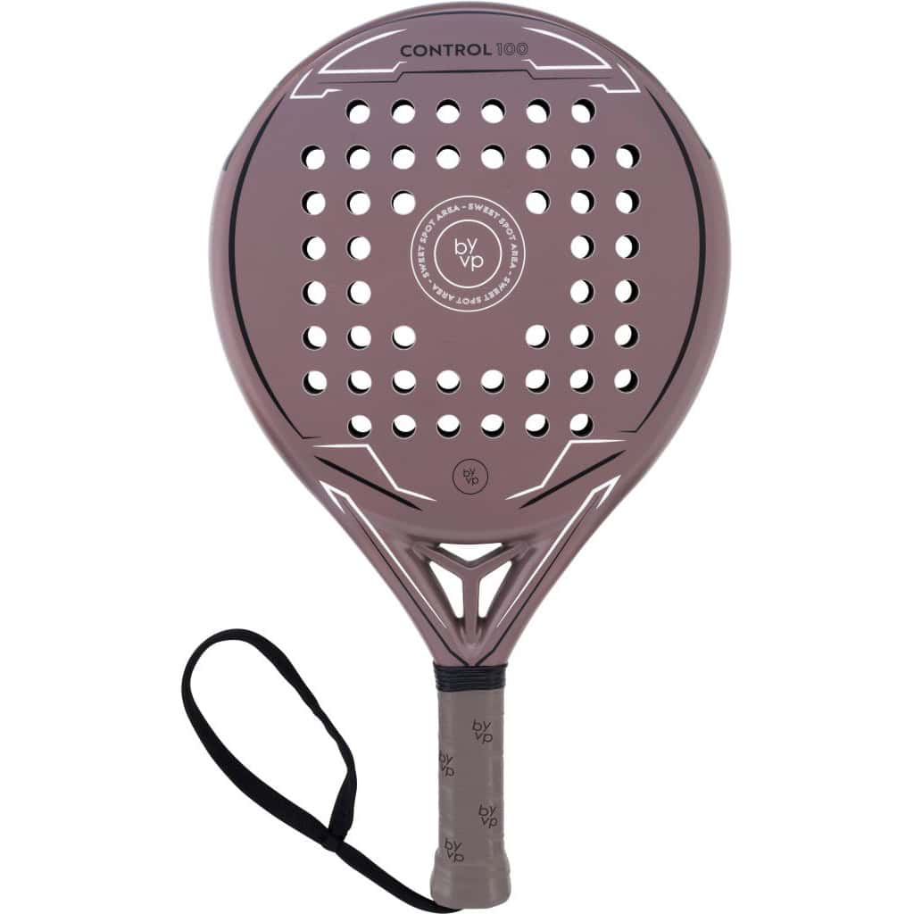 By-VP Padel Racket Rond Control 100 - Bruin