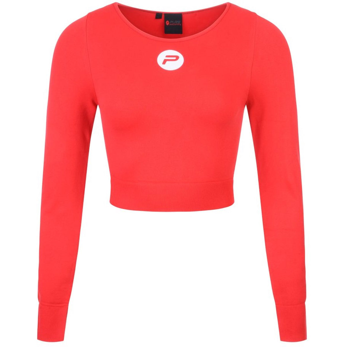 Pure2Improve Crop Top Dames - Rood