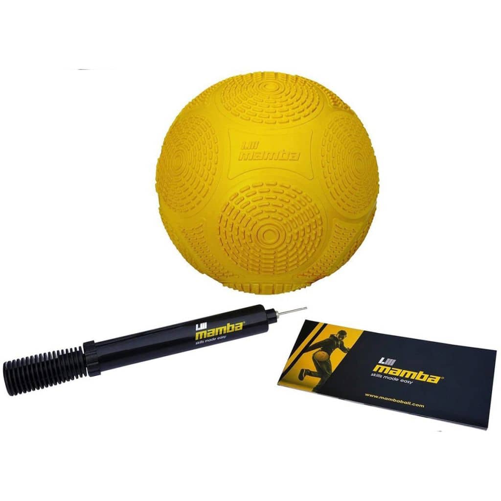 Mamba Freestyle Voetbal inclusief ballenpomp - Geel