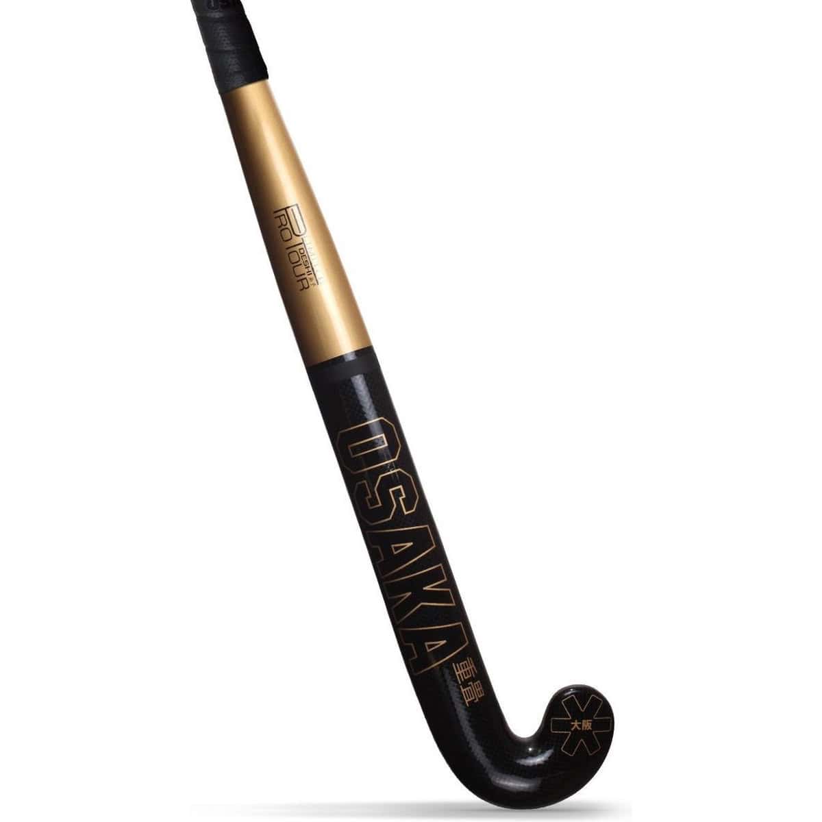 Osaka Pro Tour Deshi Limited Gold Hockeystick - Pro Bow - 10% Carbon - Junior -  35 inch