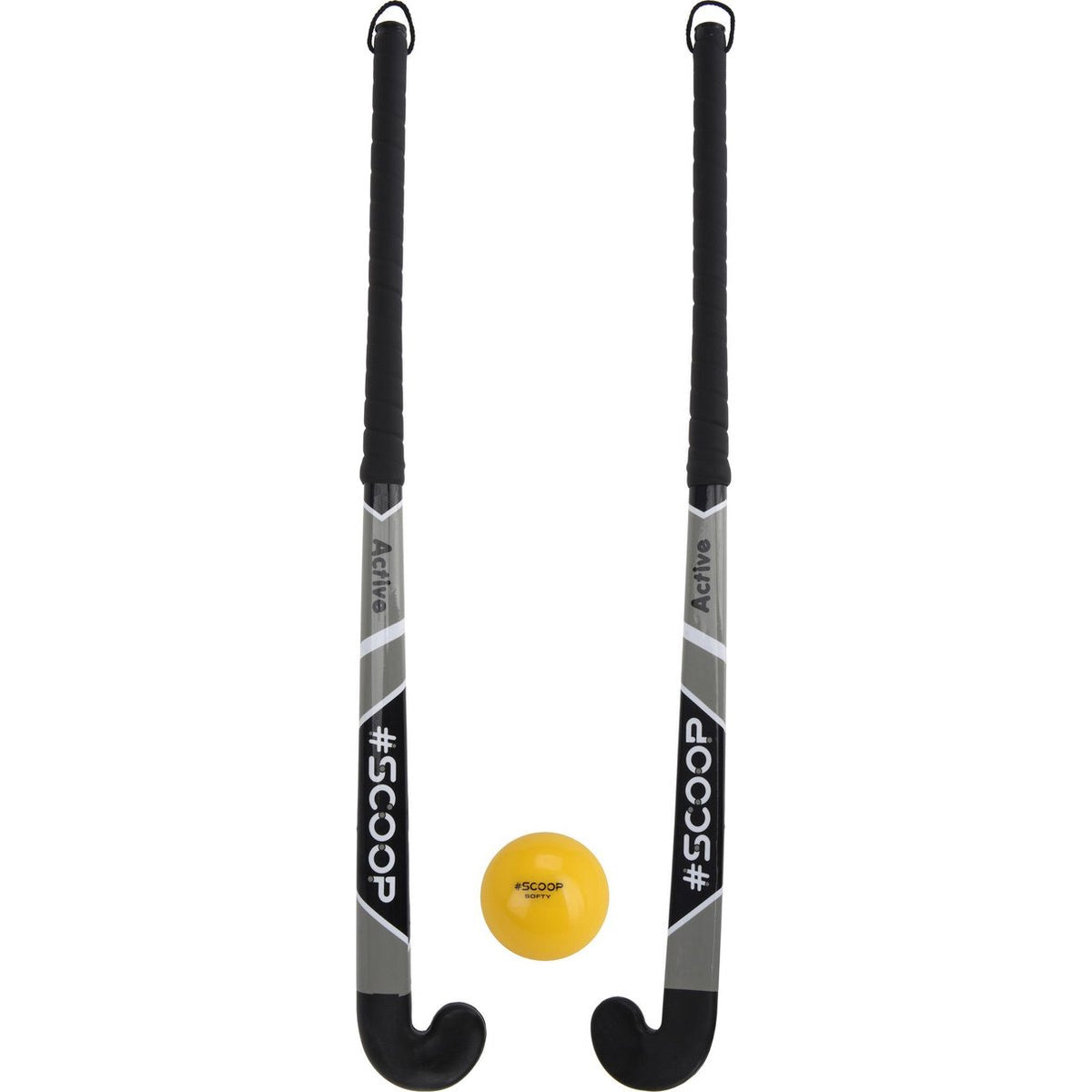 Scoop Straat Hockeystick Set Junior - Grijs