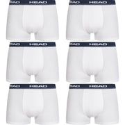 HEAD - Boxershort Heren - 6 stuks - Wit