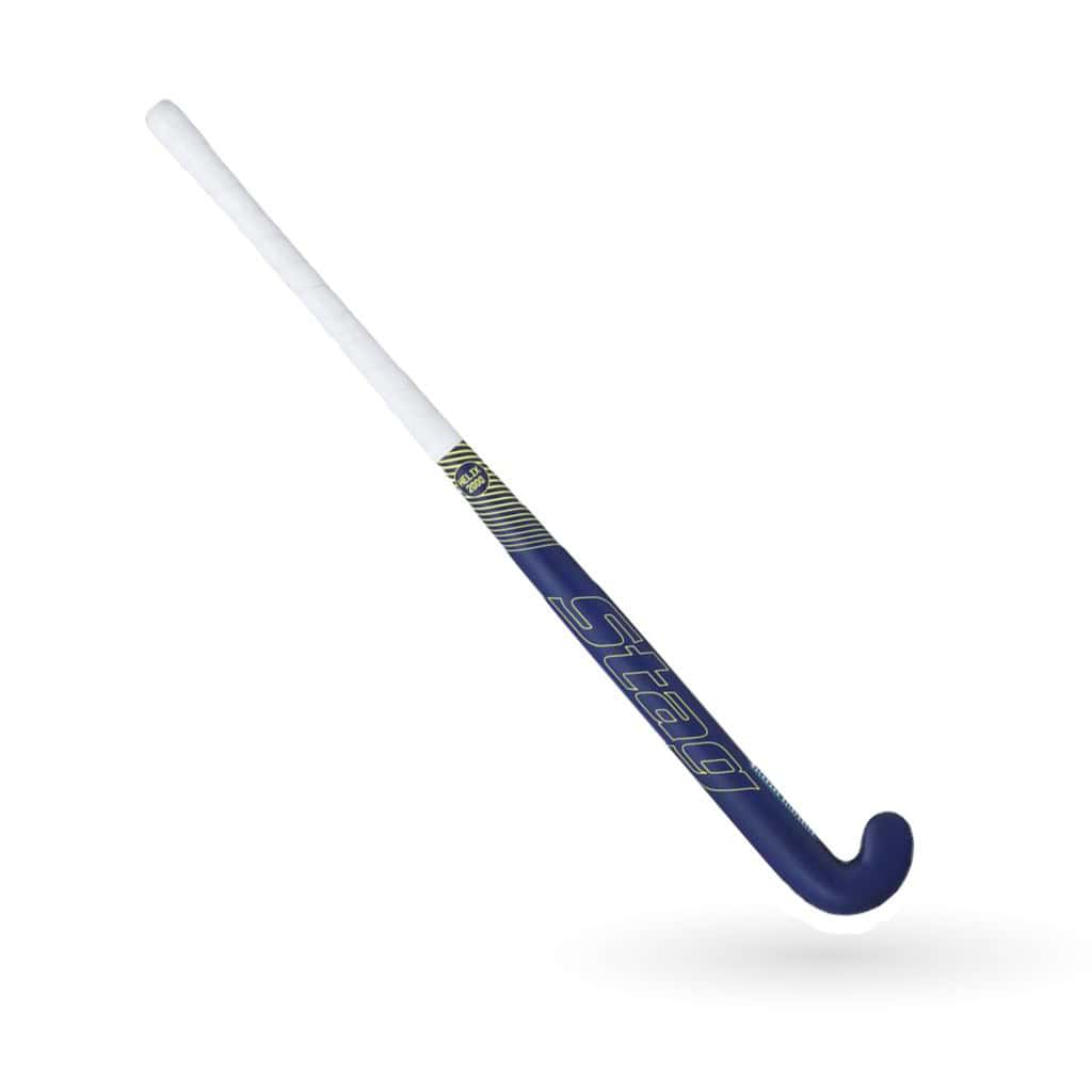 Stag Helix 2000 Hockeystick - M-Bow - 35% Carbon - Senior - Blauw/Geel - Blue/Yellow 36,5 inch