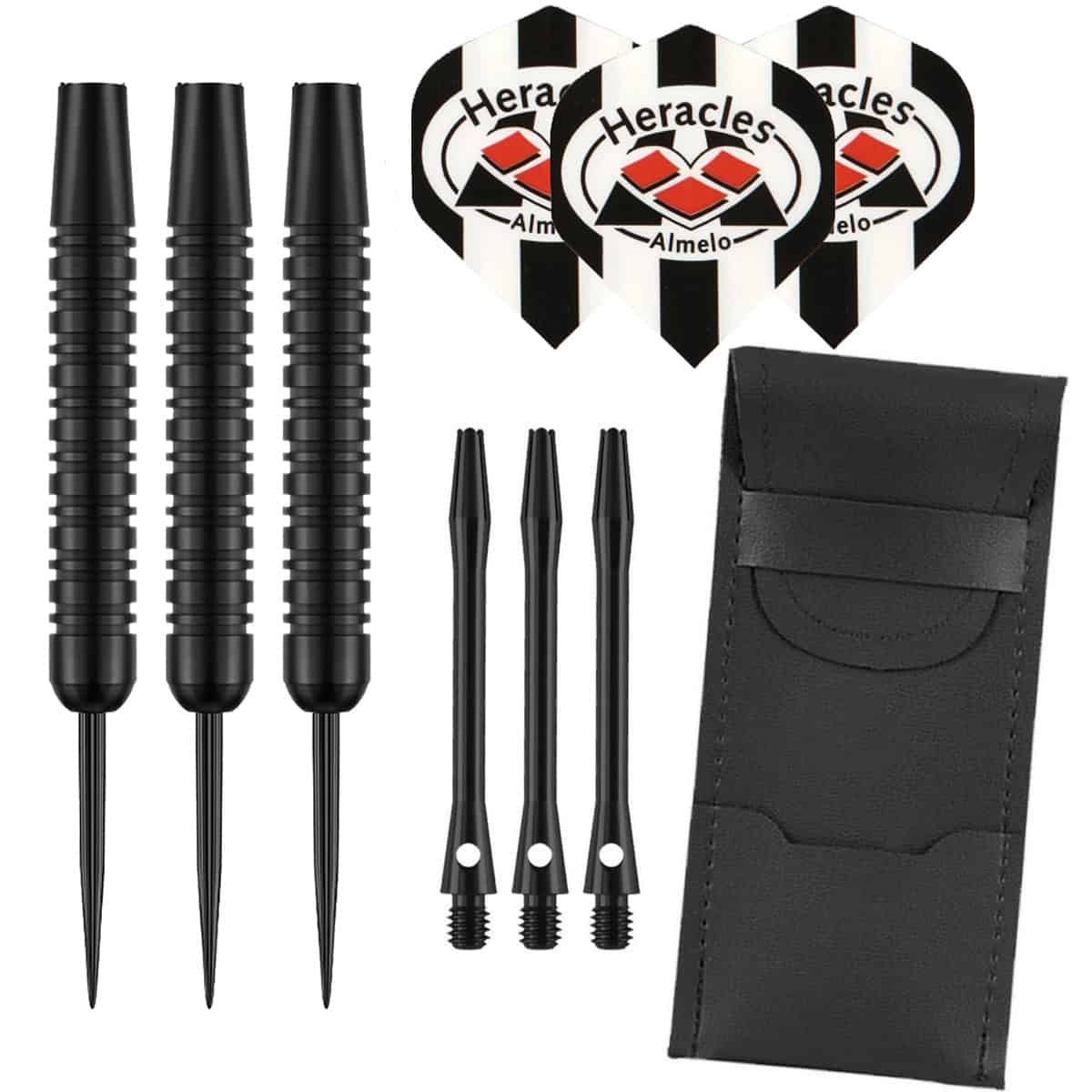 Dragon Darts Black - dartpijlen - Heracles Almelo - dart shafts - dart flights - 23 gram - dartspijlen - Heracles Almelo
