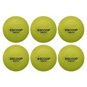 Scoop Softy Hockeybal - Geel - Set van 6 Hockeyballen