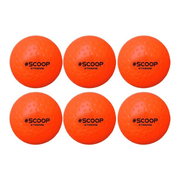Scoop Xtreme Hockeybal - Oranje - Set van 6 Hockeyballen