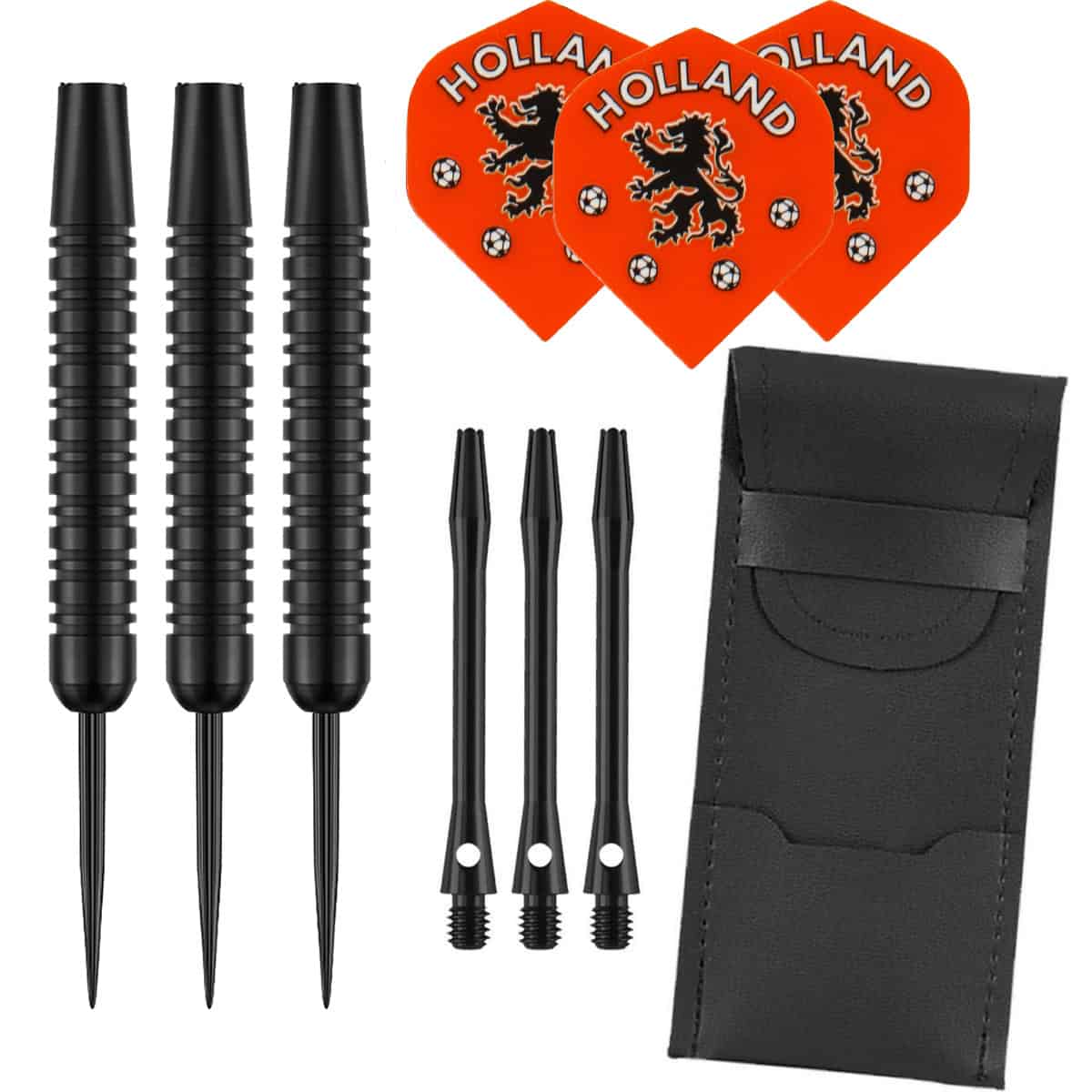 Dragon Darts Black - dartpijlen - Holland - dart shafts - dart flights - 23 gram - dartspijlen - Holland