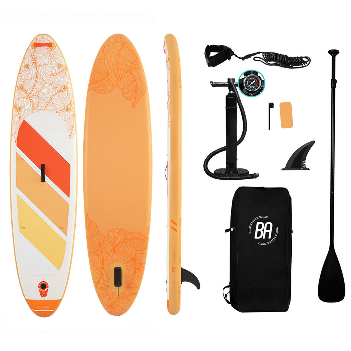 Best Active Solara SUP Board - Opblaasbaar Paddle Board - 320x81x15 cm - SUP Boards