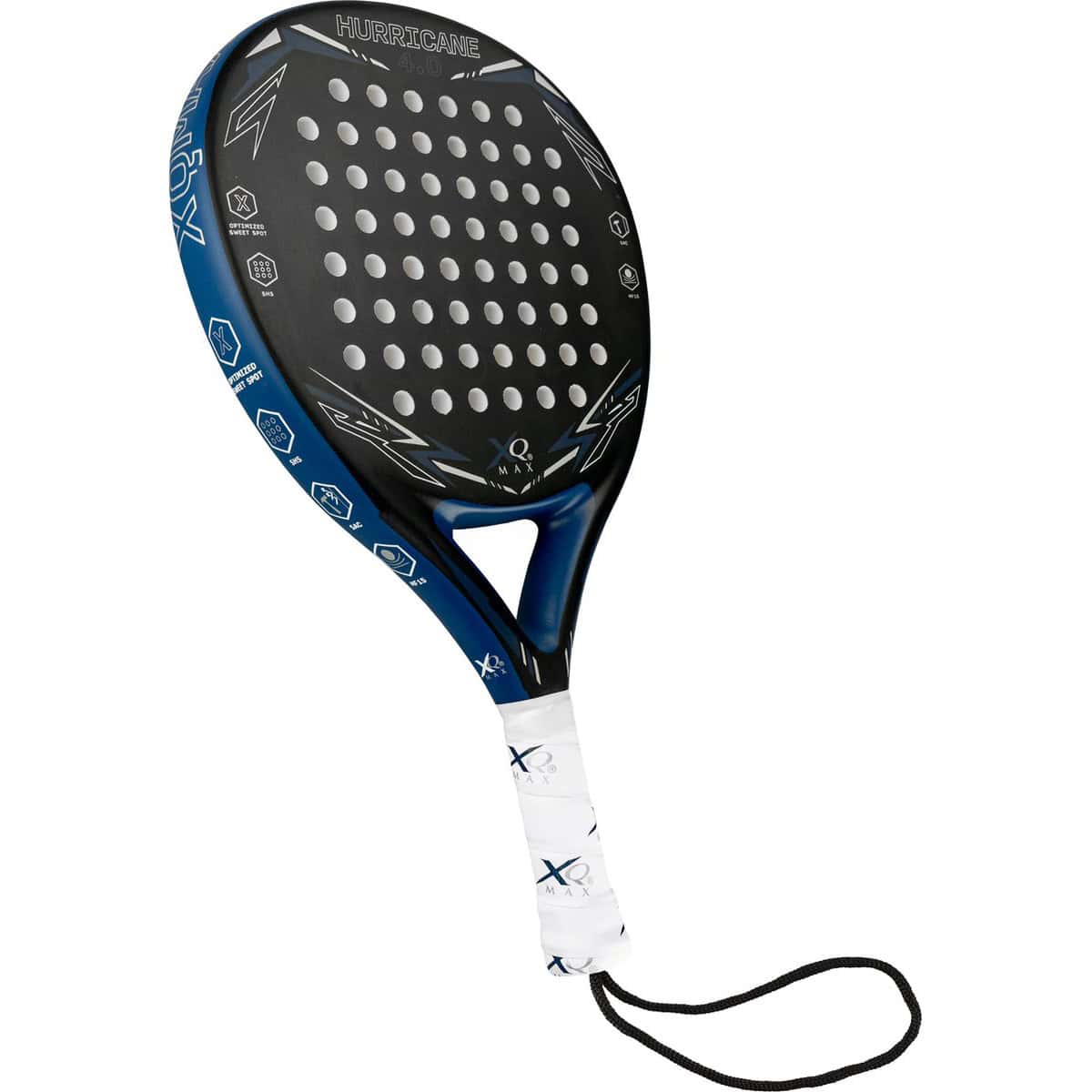 XQ Max Hurricane - Padel Racket - zwart/Groen