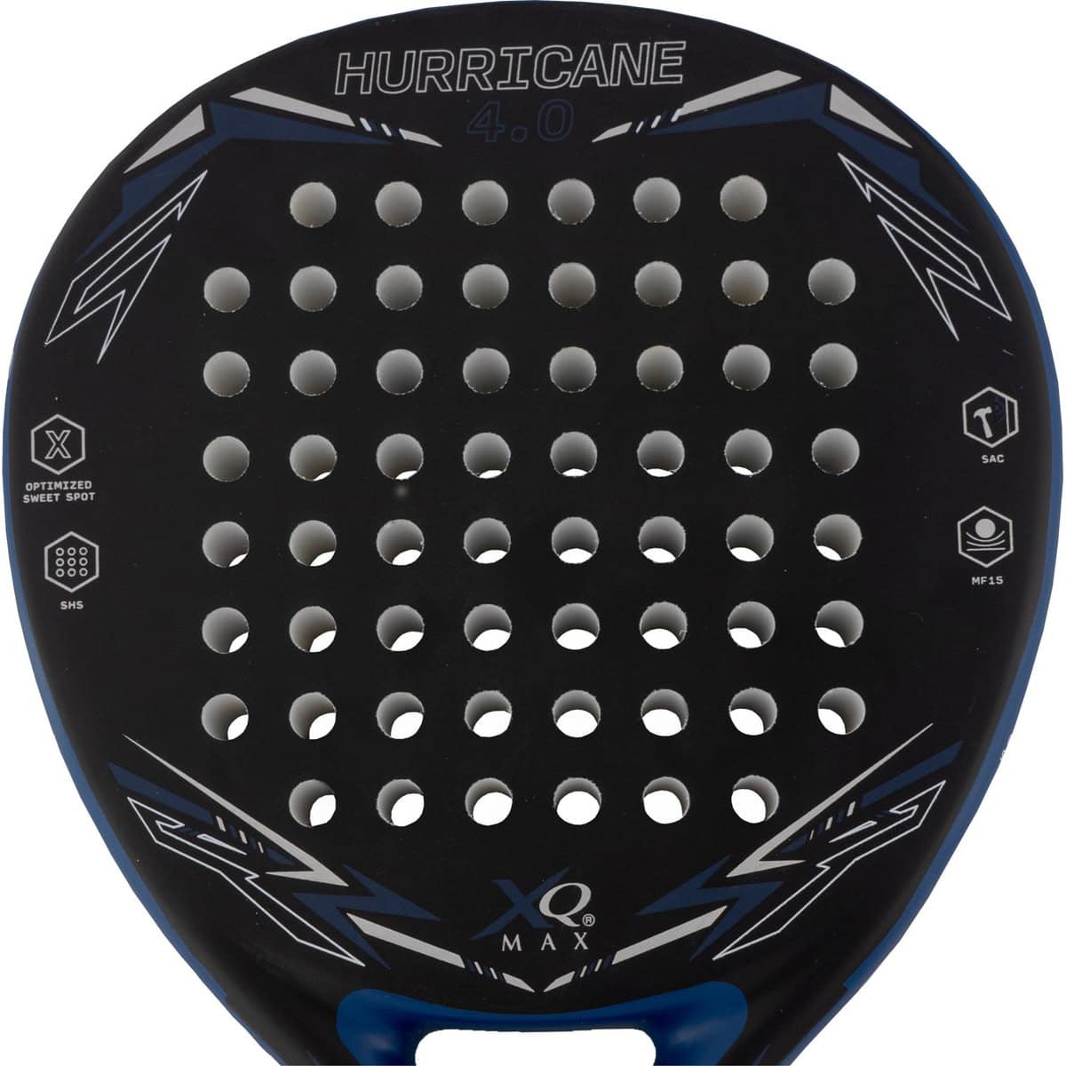 XQ Max Hurricane - Padel Racket - zwart/Groen