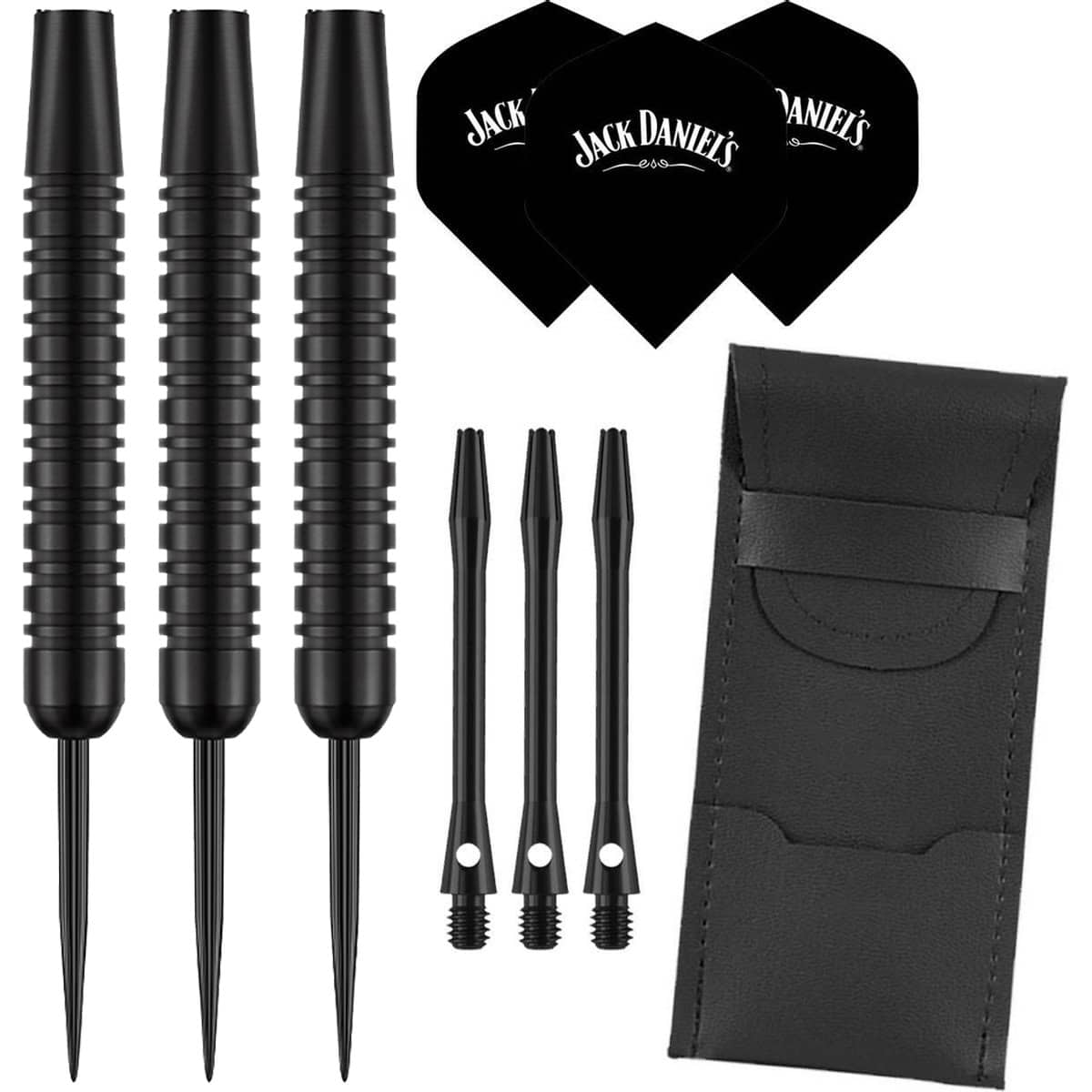 Dragon Darts Black – dartpijlen - Jack Daniels - Zwart