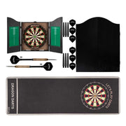 Dragon Darts Jack Daniels – dartkabinet – dartbord – dartpijlen – dartmat – kabinet – grijs - Zwart