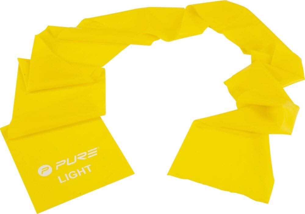 Pure2Improve Resistance Band Light - Geel - 62x6 cm