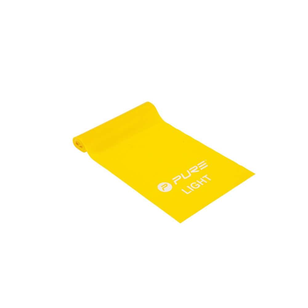 Pure2Improve Resistance Band Light - Geel - 62x6 cm