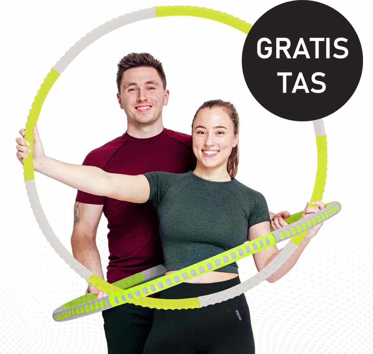 Fitness Hoelahoep - Cadeau - Sport Hoepel - Hoelahoep volwassenen - Waist Trainer - Gym - Thuis - 1-4 KG/94 cm+ gratis hoepeltas - Paars