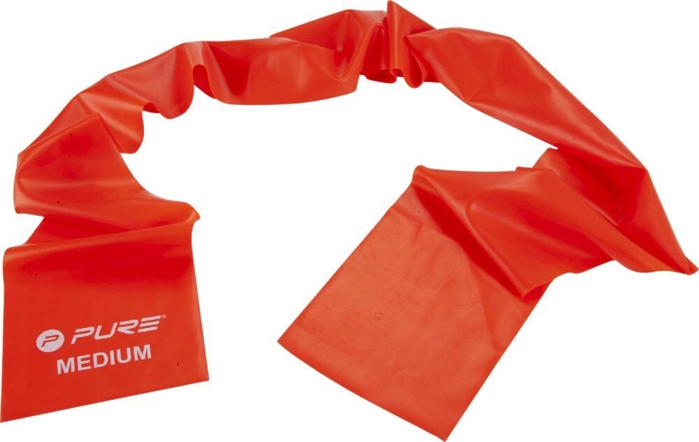 Pure2Improve Resistance Band Medium - Red - Geel - 62x6 cm