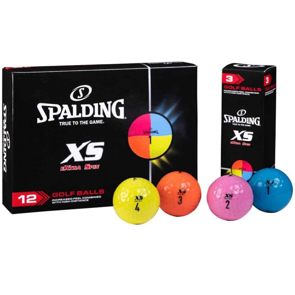Spalding XS golfballen - 12 stuks - extra spin - multicolour - Divers