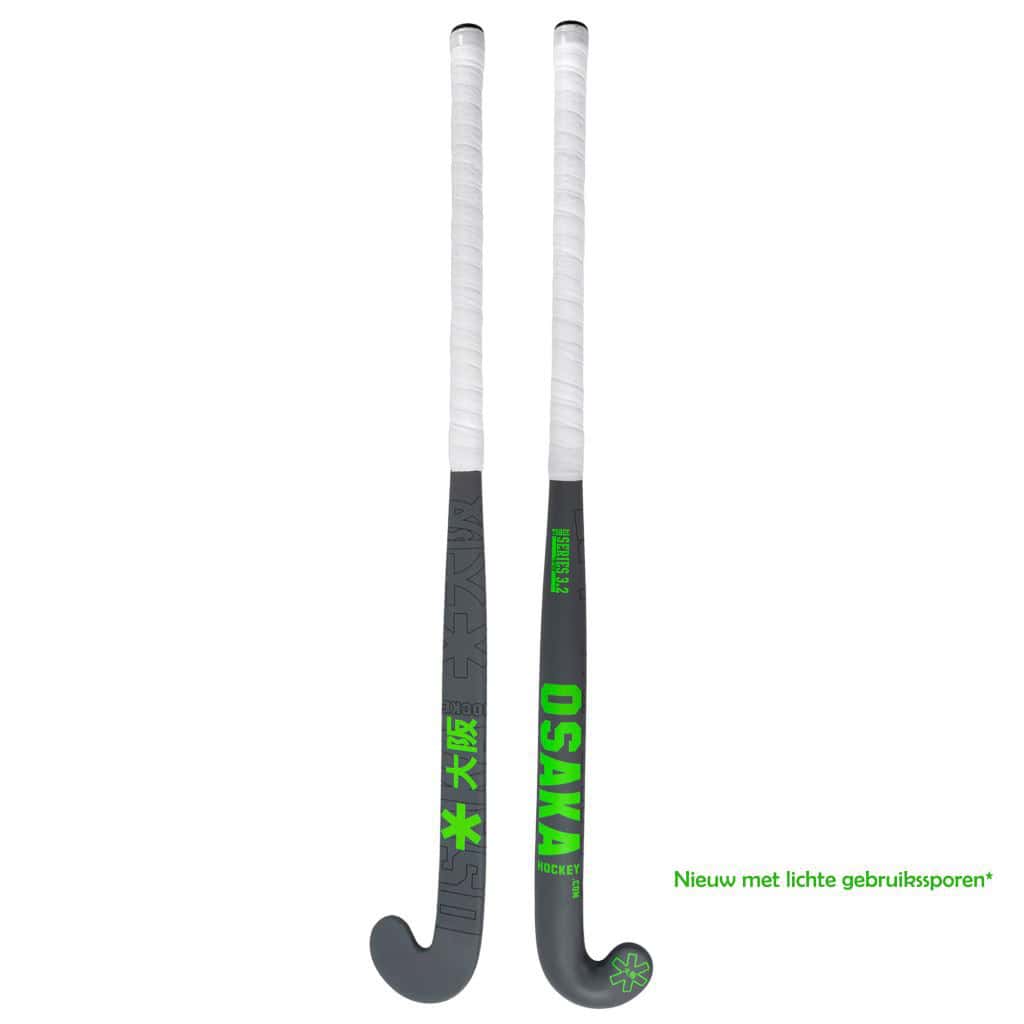 Osaka 3 Series 3.2 Hockeystick - Pro Bow - 90% Carbon - Senior - Grey - Grijs 37,5 inch