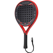 Padelracket Thunder 2.0 - Padel Racket Rond - Zwart & Rood - Zwart, Rood