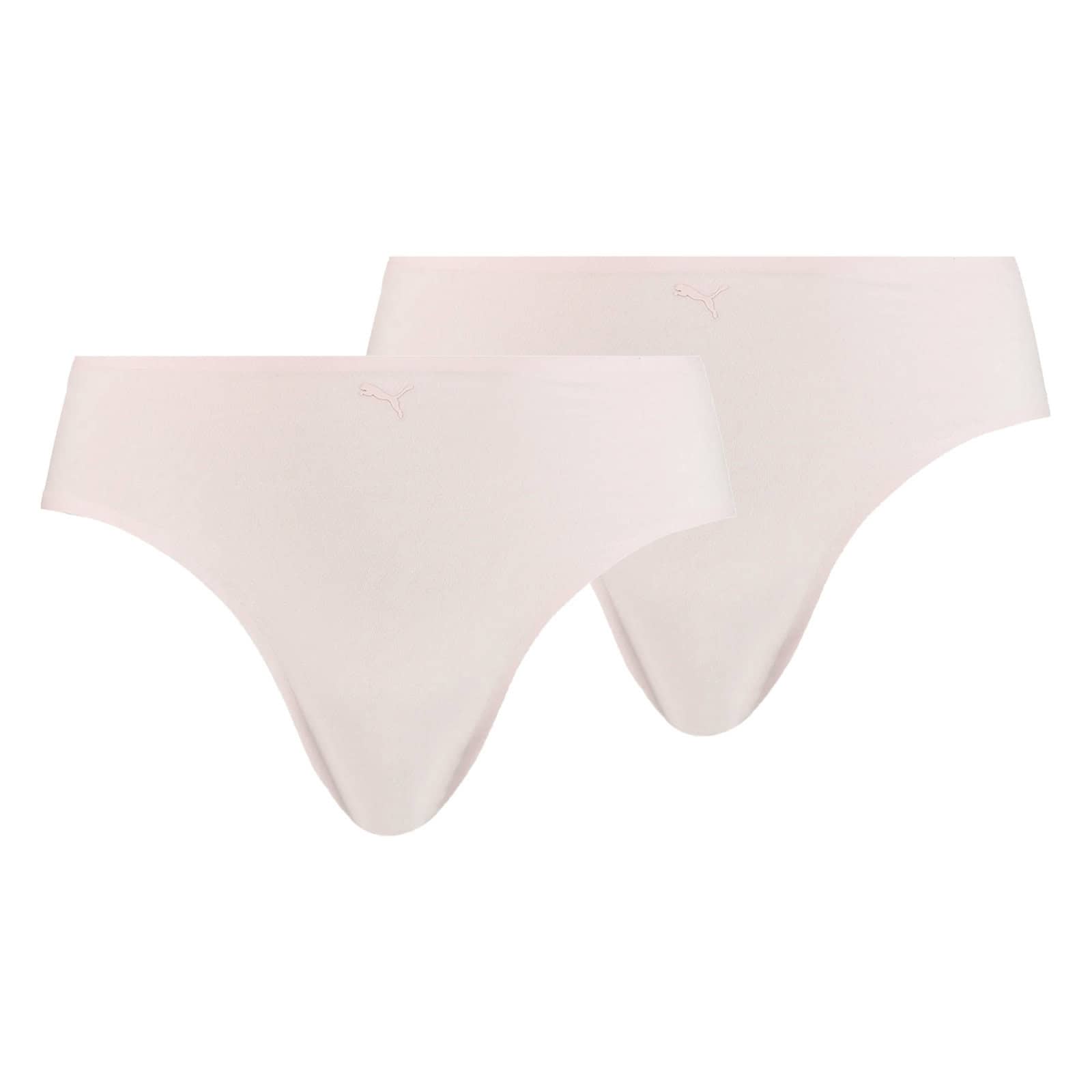 PUMA BRIEF - 2 stuks - Ondergoed Dames - Maat One Size - Slip - Dames Ondergoed - Huidskleur Roze - BeigeHuidskleur Roze