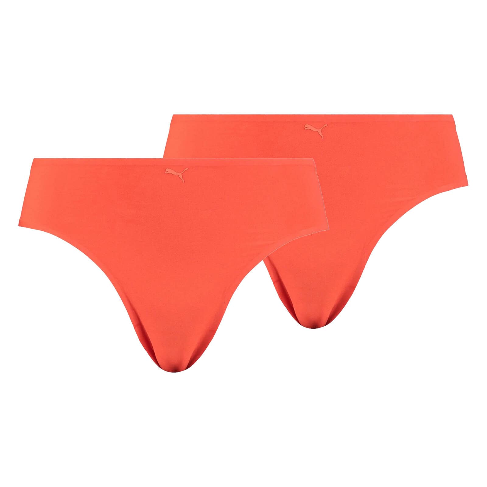 PUMA BRIEF - 2 stuks - Ondergoed Dames - Maat One Size - Slip - Dames Ondergoed - Rood