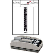 Dragon darts - Whitebord - plus wisser en 2 Maxiflo stiften - Wit
