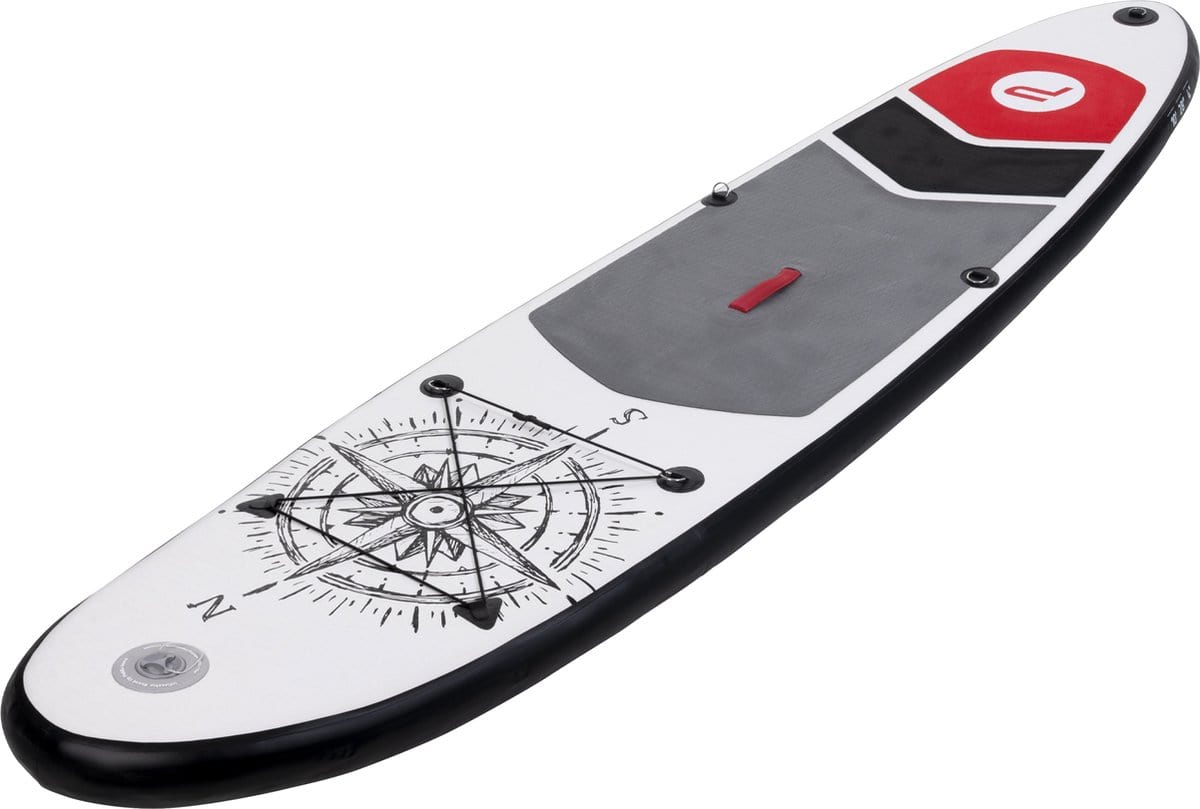Pure4Fun SUP Board - Opblaasbaar Paddle Board - 305x71x10 cm - Kompas -  - SUP Boards
