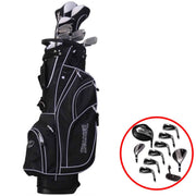 Spalding True Black 14-Delige Golfset +1 Inch (graphite shaft) - Zwart