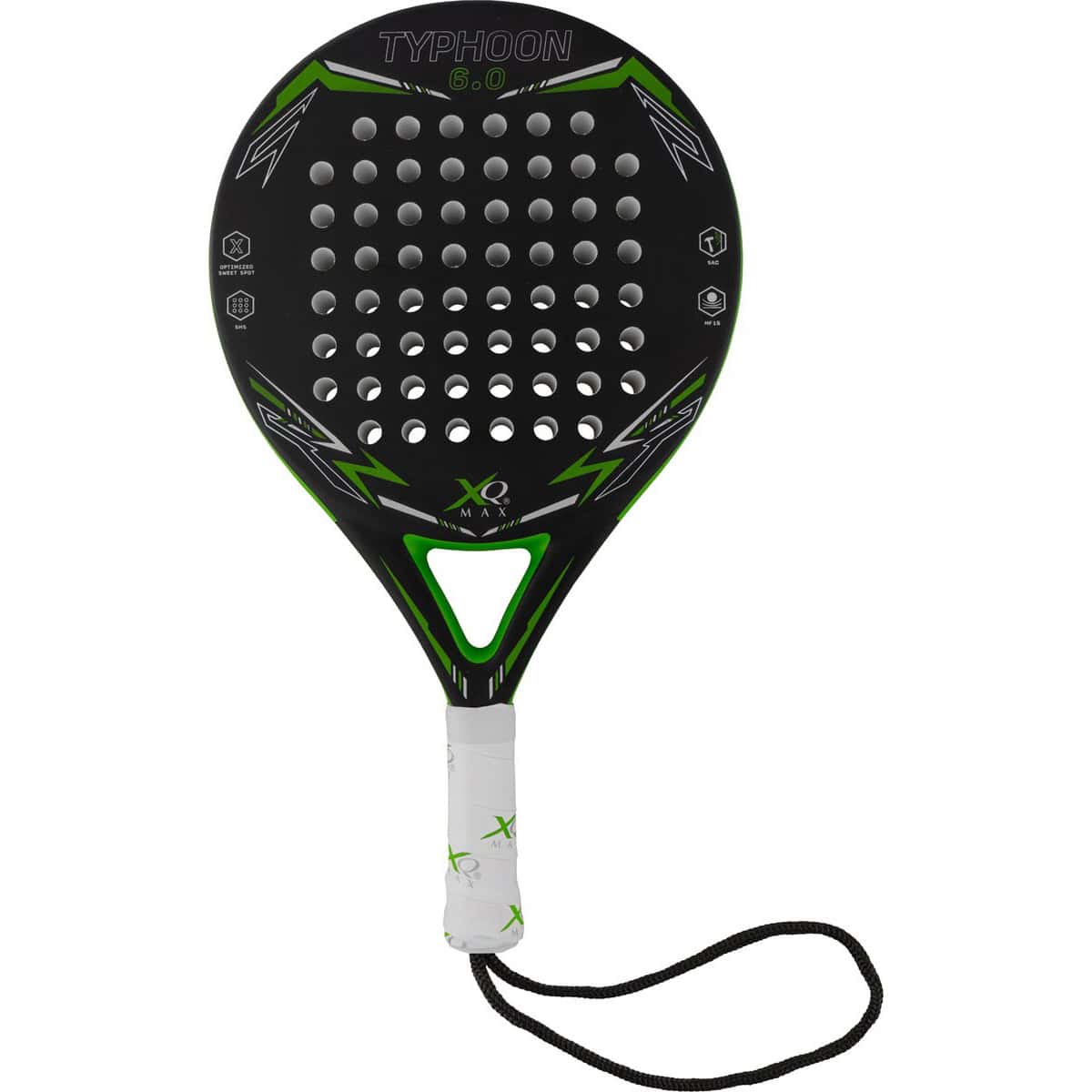XQ Max Typhoon - Padel Racket - zwart/Groen