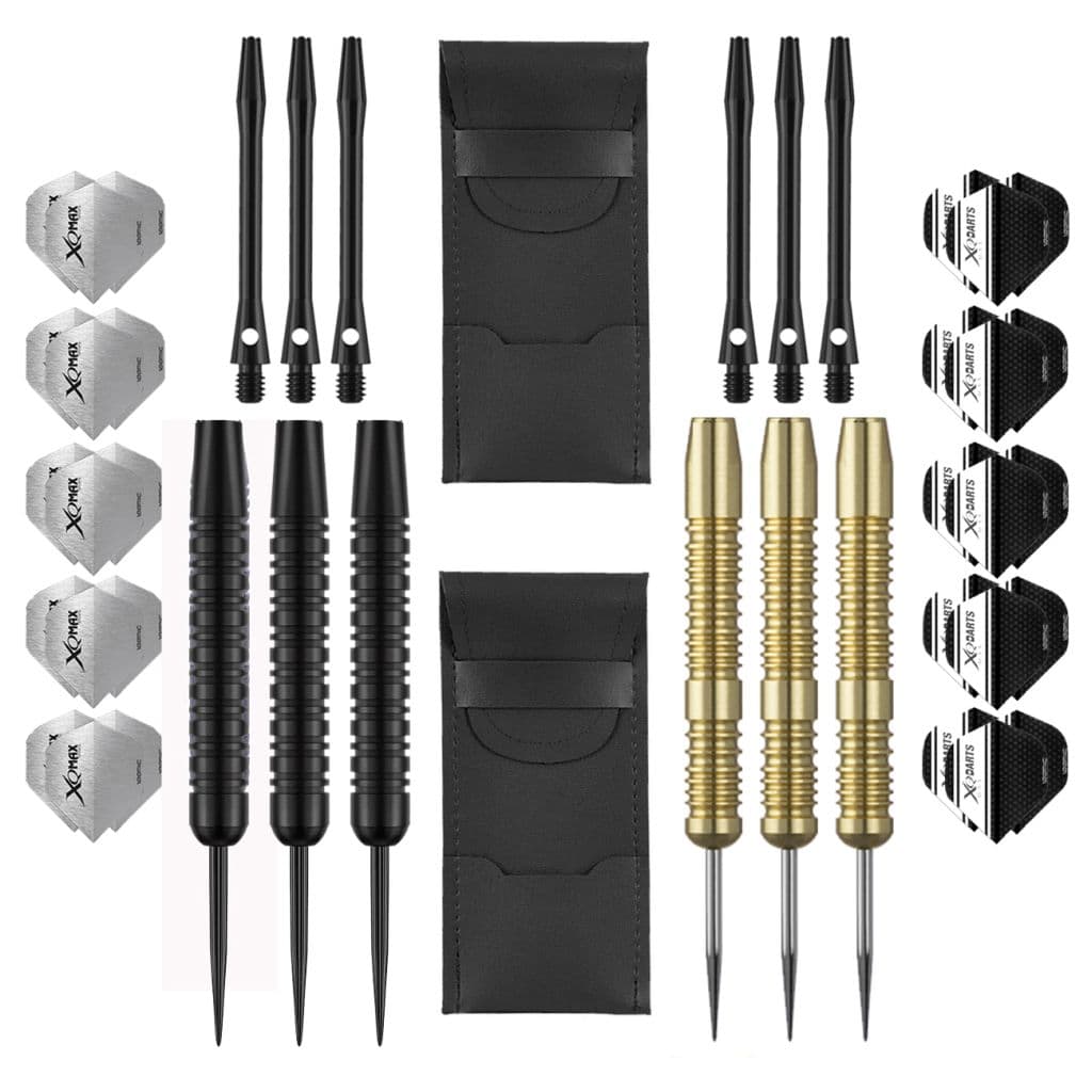 Dragon Darts Ultra Ray - Dartpijlen - Set van 6 - 24 gram - Zwart