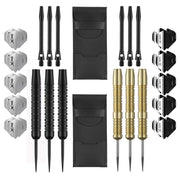 Dragon Darts Ultra Ray - Dartpijlen - Set van 6 - 24 gram - Zwart