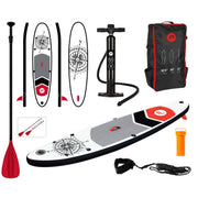 Pure4Fun SUP Board - Opblaasbaar Paddle Board - 305x71x10 cm - Kompas -  - SUP Boards