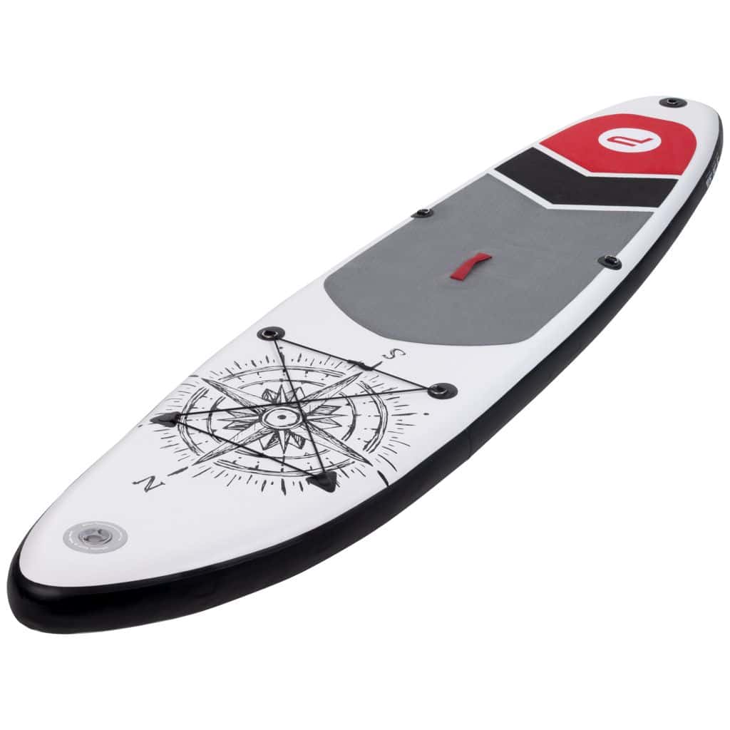 Pure4Fun SUP Board - Opblaasbaar Paddle Board - 320x76x15 cm - Kompas -  - SUP Boards