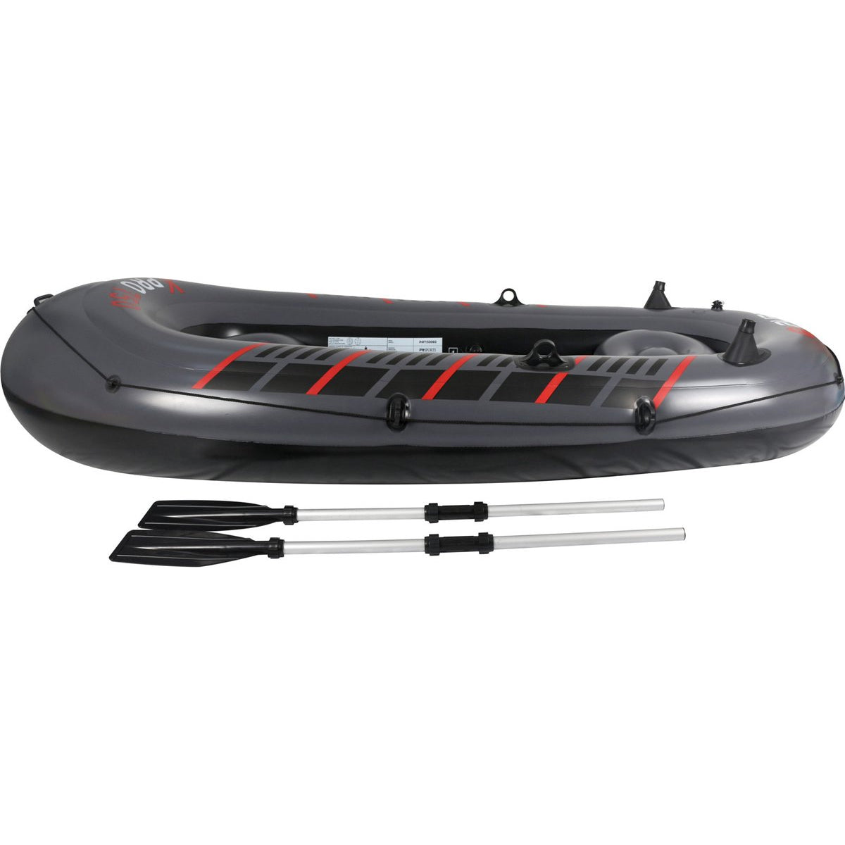 Pure4Fun XPRO 750 - Opblaasboot - 2-4 Persoons - Inclusief Peddels - 270x126x52 cm - Rubberboot - Opblaasbare Boot