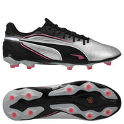 PUMA King Match FG/AG - Voetbalschoenen - Zilver