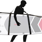 Best Active Draagriem voor SUP Boards, Kajaks en Surfplanken - Verstelbaar - Multifunctionele Schouderriem - Zwart