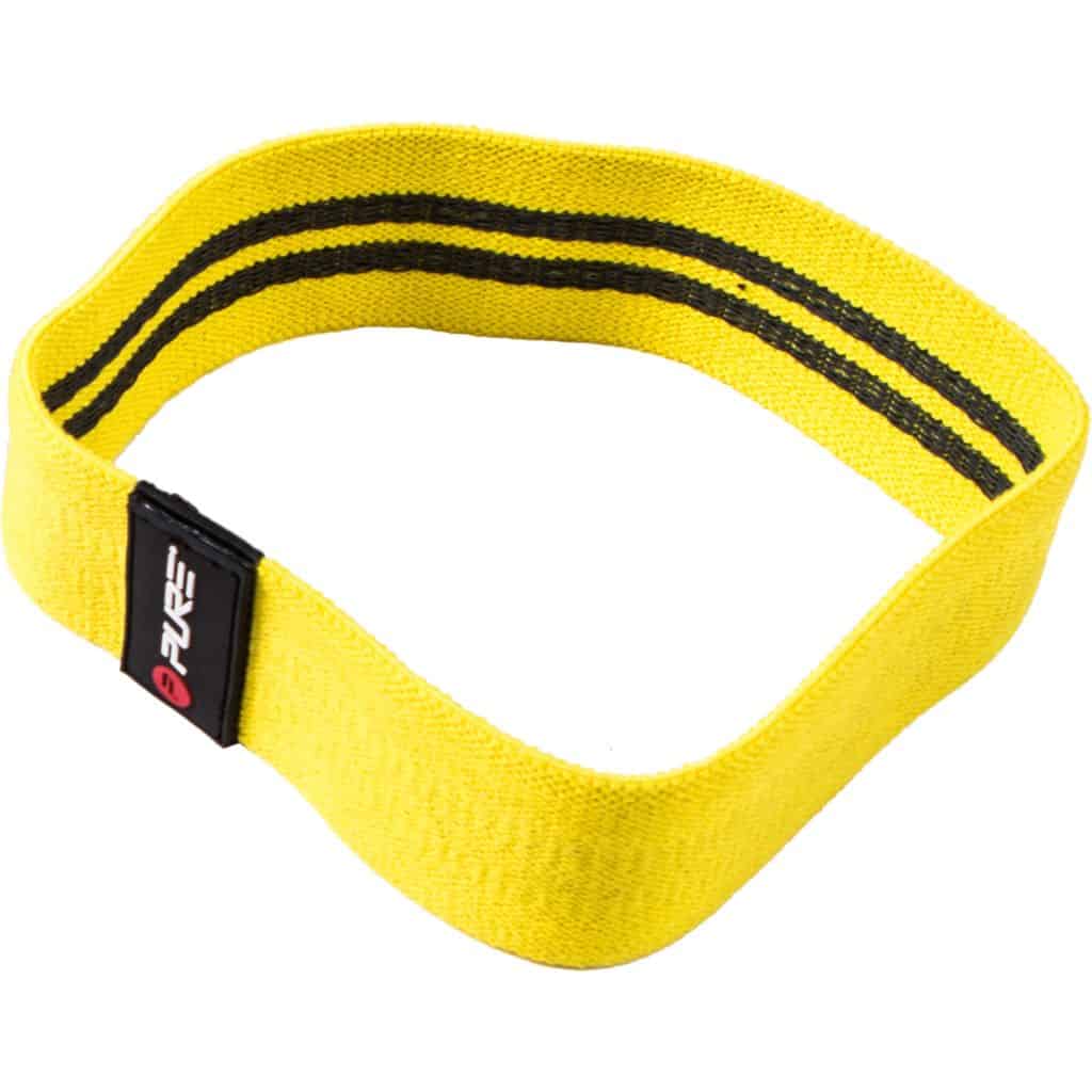 Pure2Improve Weerstandsband Light – Textiel – Geel - 62x6 cm - Weerstandsbanden