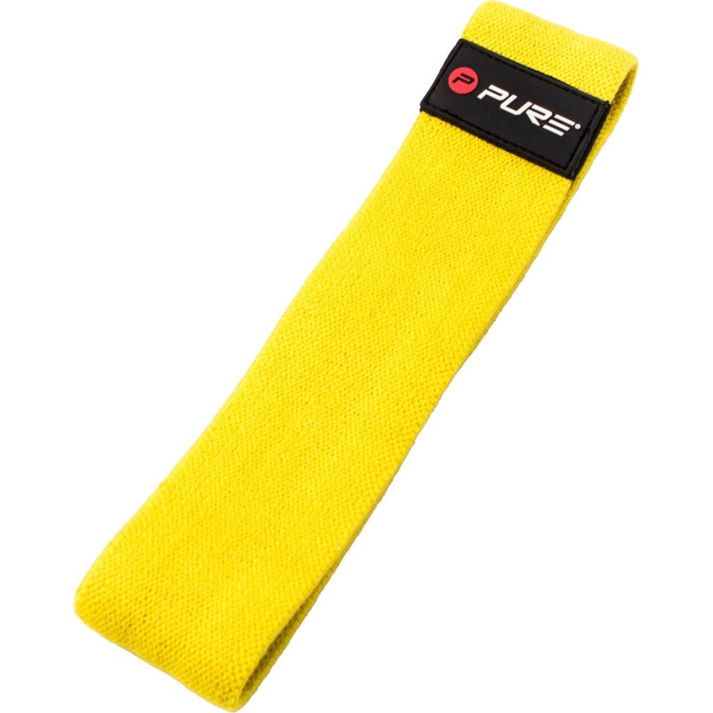 Pure2Improve Weerstandsband Light – Textiel – Geel - 62x6 cm - Weerstandsbanden
