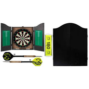 Michael van Gerwen Dartkabinet - Inclusief dartbord + dartpijlen - Zwart